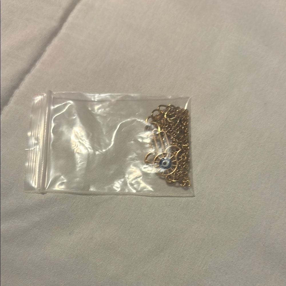 Gold Evil Eye Necklace